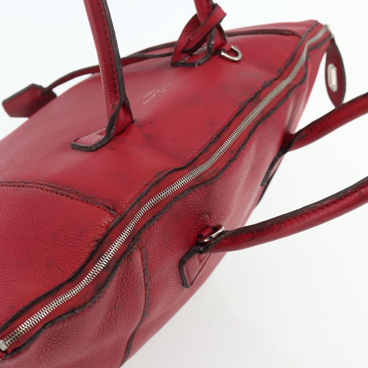 LOUIS VUITTON Lockit MM Hand Bag Leather Fran Boise M94595 LV Auth bs34701