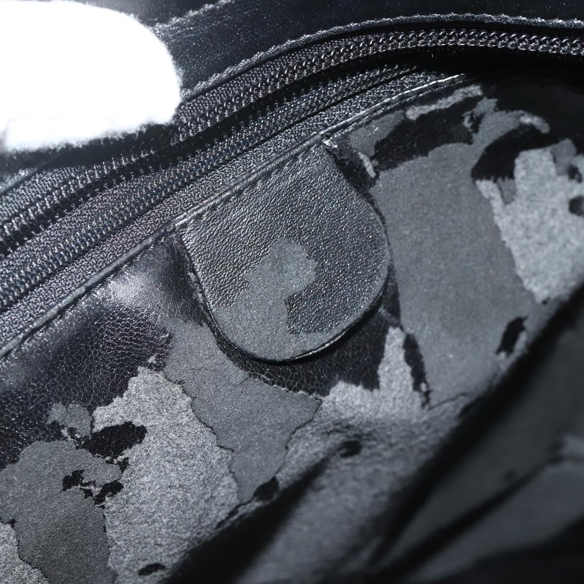 GUCCI Shoulder Bag Leather Black 001 2122 1821 Auth bs34707