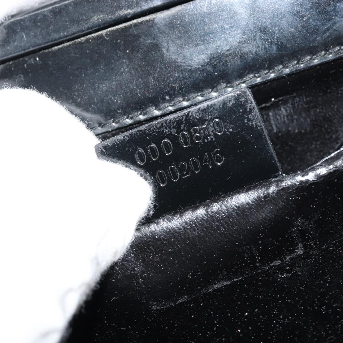 GUCCI Hand Bag Canvas Black 000 0810 Auth bs34708