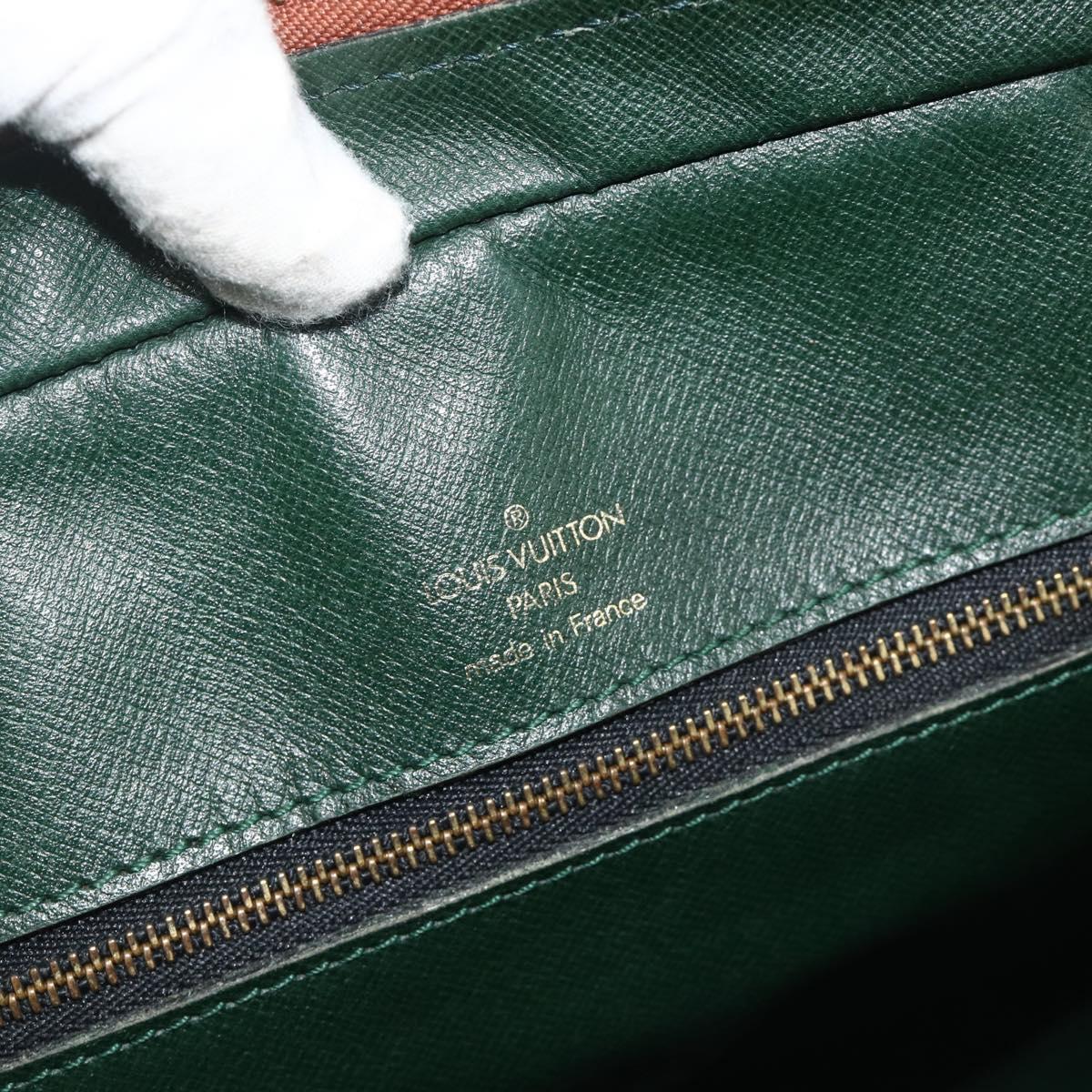 LOUIS VUITTON Epi Porte Documents Voyage Bag Zipangu Gold M54478 LV Auth bs34716