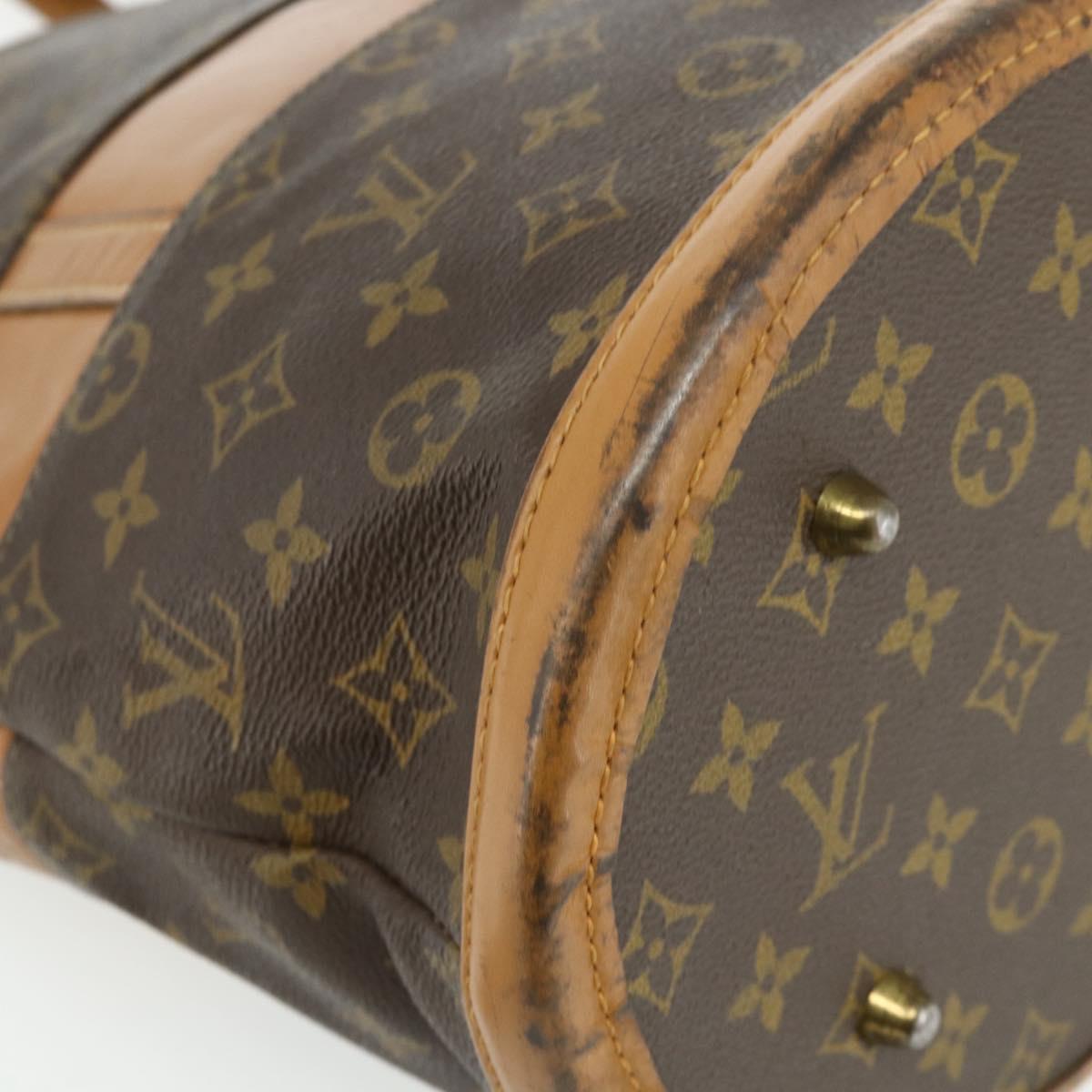 LOUIS VUITTON Monogram Bucket GM Shoulder Bag USA limited T42236 LV Auth bs34717