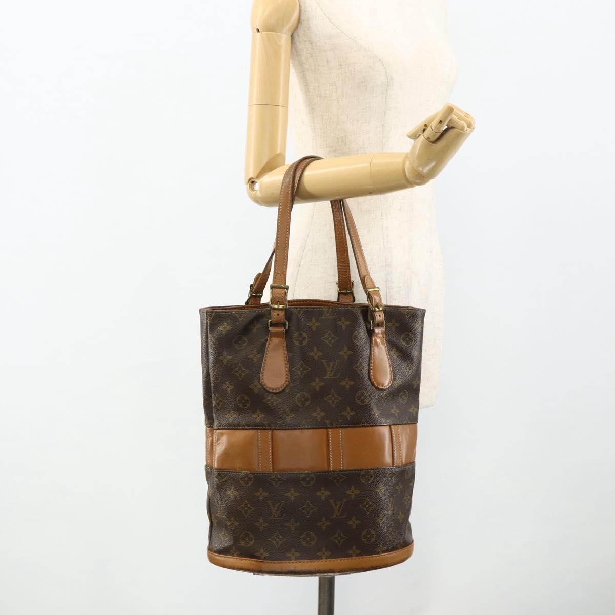 LOUIS VUITTON Monogram Bucket GM Shoulder Bag USA limited T42236 LV Auth bs34717