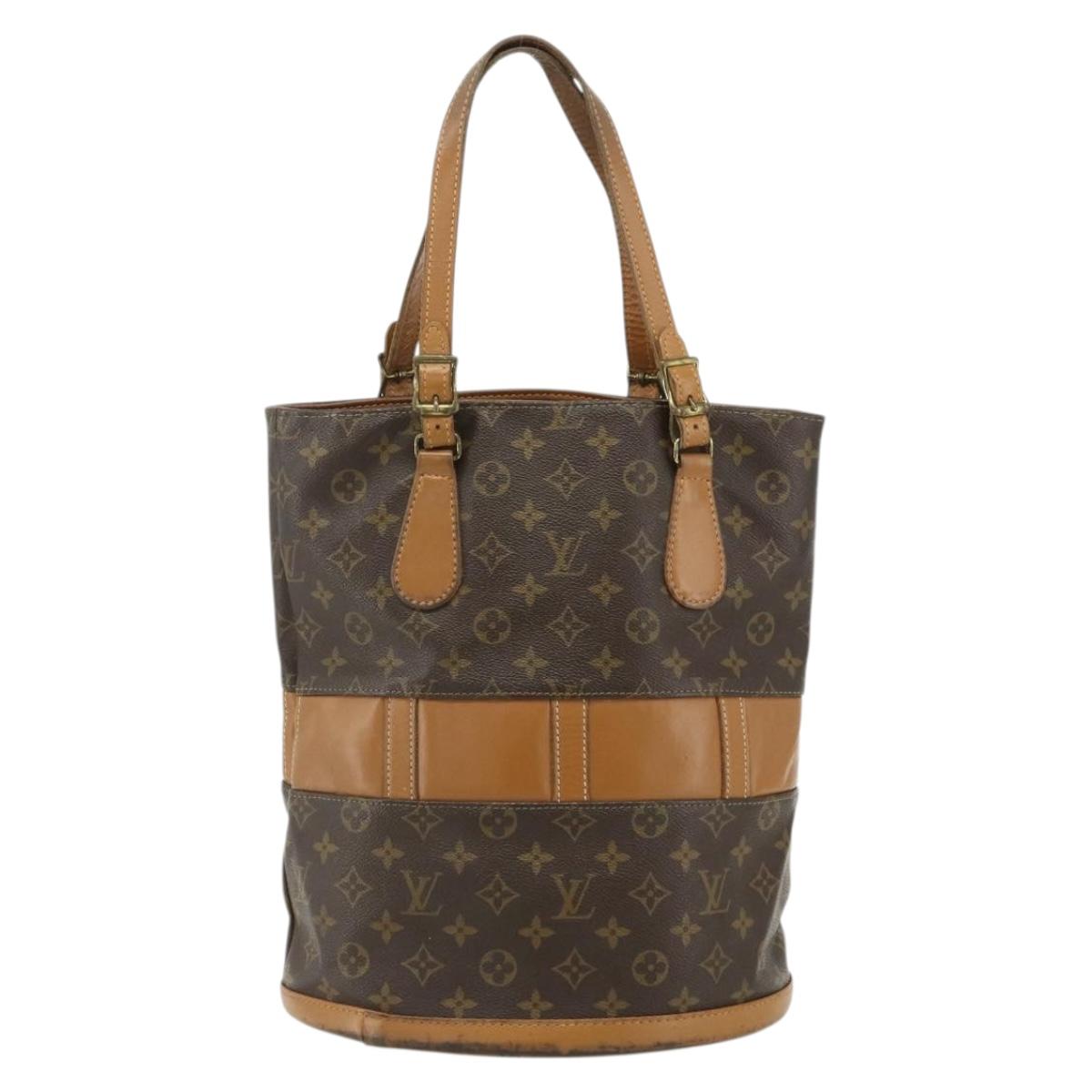 LOUIS VUITTON Monogram Bucket GM Shoulder Bag USA limited T42236 LV Auth bs34717