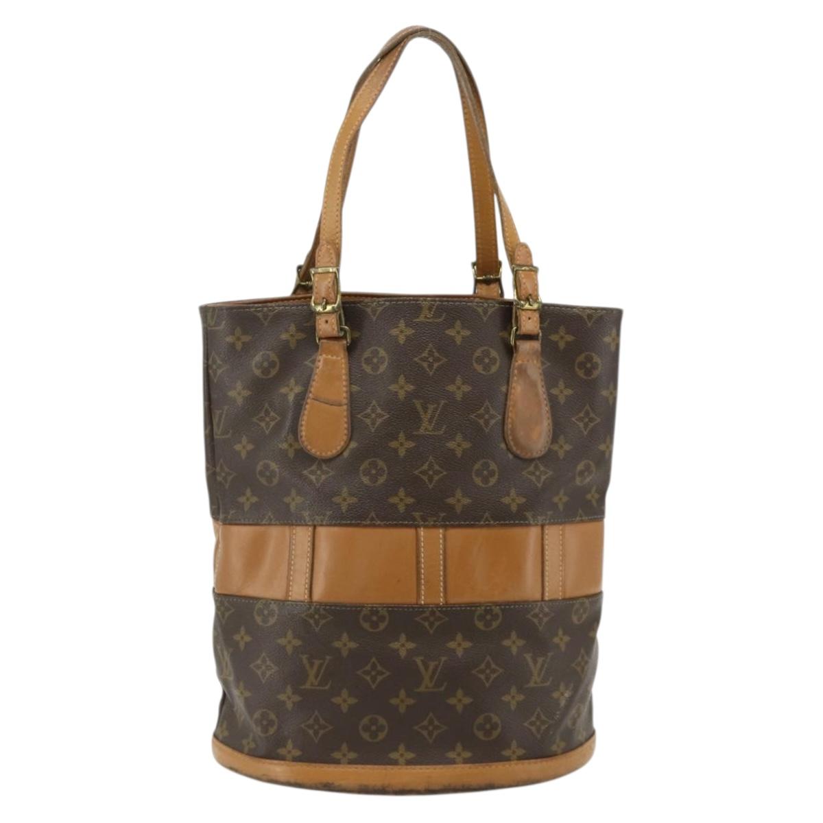 LOUIS VUITTON Monogram Bucket GM Shoulder Bag USA limited T42236 LV Auth bs34717