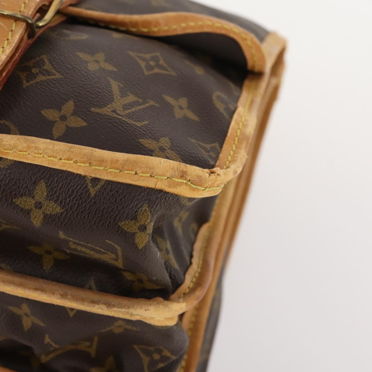 LOUIS VUITTON Monogram Sac Chassour 45 Boston Bag M41922 LV Auth bs34738A