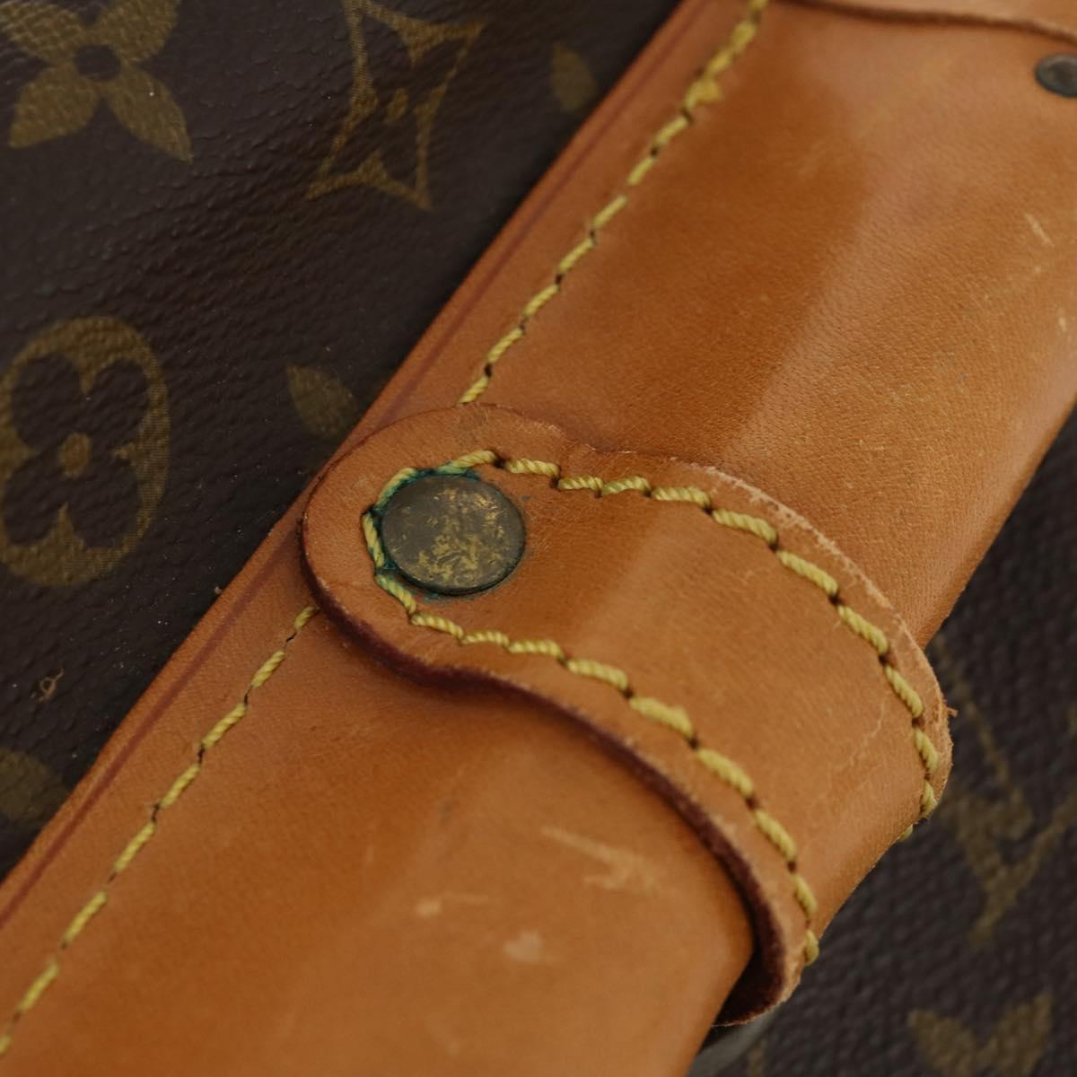LOUIS VUITTON Monogram Sac Chassour 45 Boston Bag M41922 LV Auth bs34738A