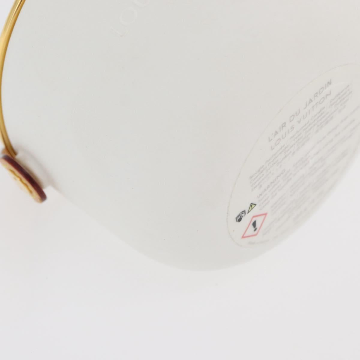LOUIS VUITTON L'AIR DU JARDIN Aroma Candle Pottery White LV Auth bs34762A