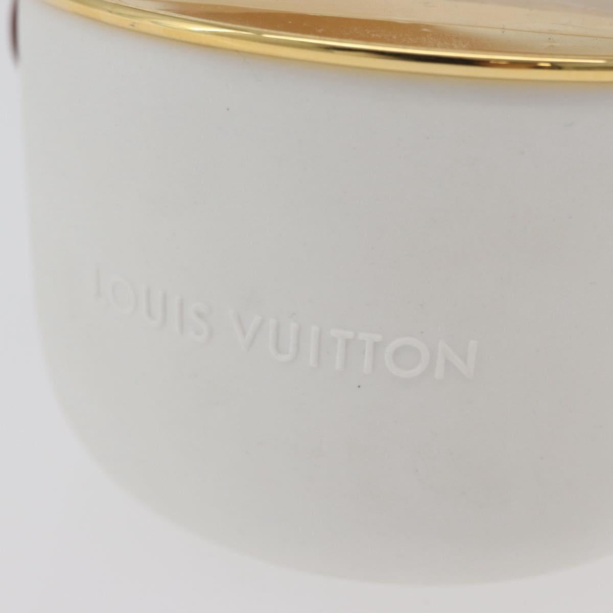 LOUIS VUITTON L'AIR DU JARDIN Aroma Candle Pottery White LV Auth bs34762A