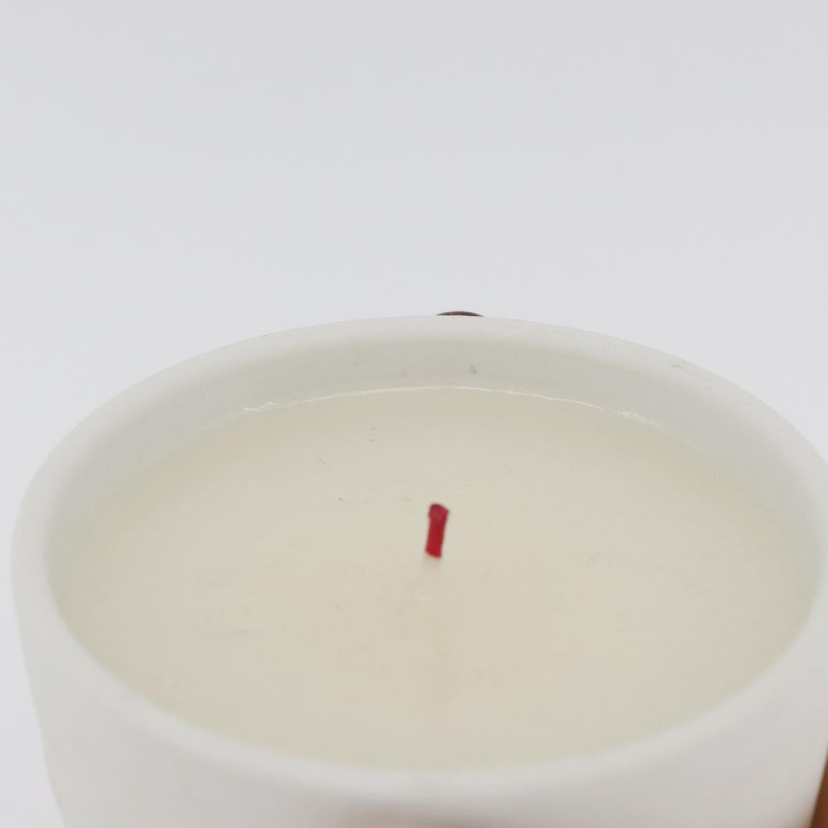 LOUIS VUITTON L'AIR DU JARDIN Aroma Candle Pottery White LV Auth bs34762A
