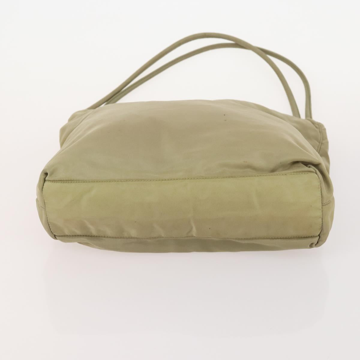 PRADA Hand Bag Nylon 4 Set White Khaki Light Blue Auth bs34766
