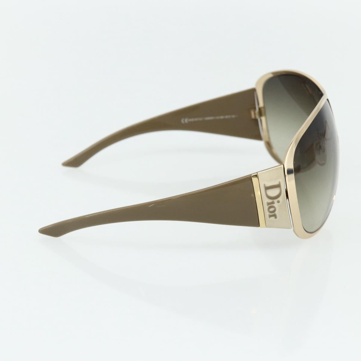 Christian Dior Sunglasses plastic 2 Set Gold Auth bs34769