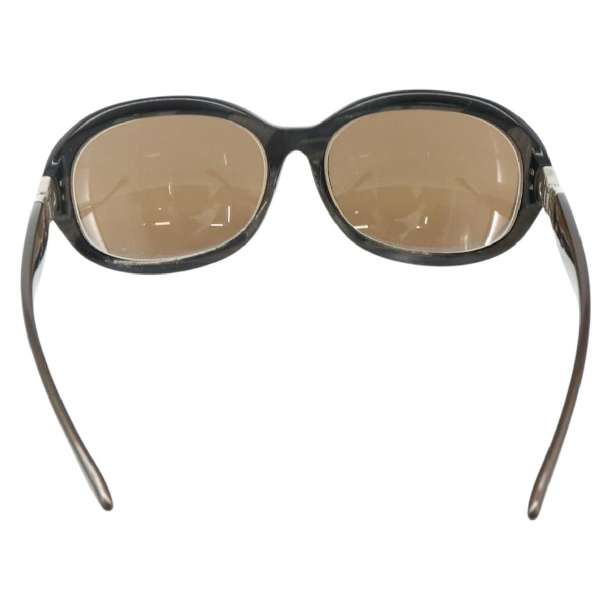 BVLGARI Sunglasses plastic 2 Set Brown Silver Auth bs34770