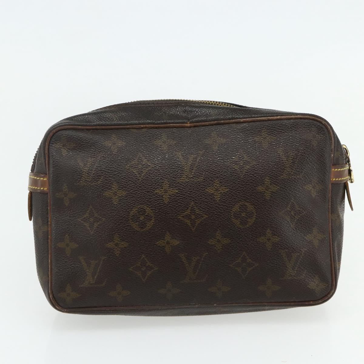 LOUIS VUITTON Monogram Clutch Bag 2 Set LV Auth bs34774