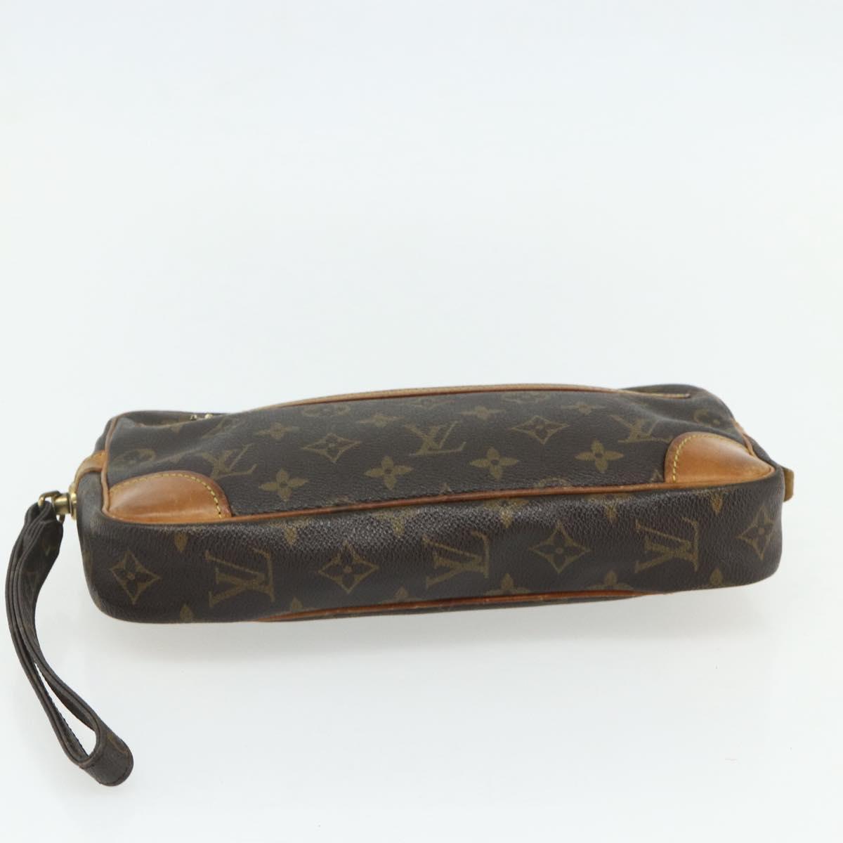 LOUIS VUITTON Monogram Clutch Bag 2 Set LV Auth bs34774