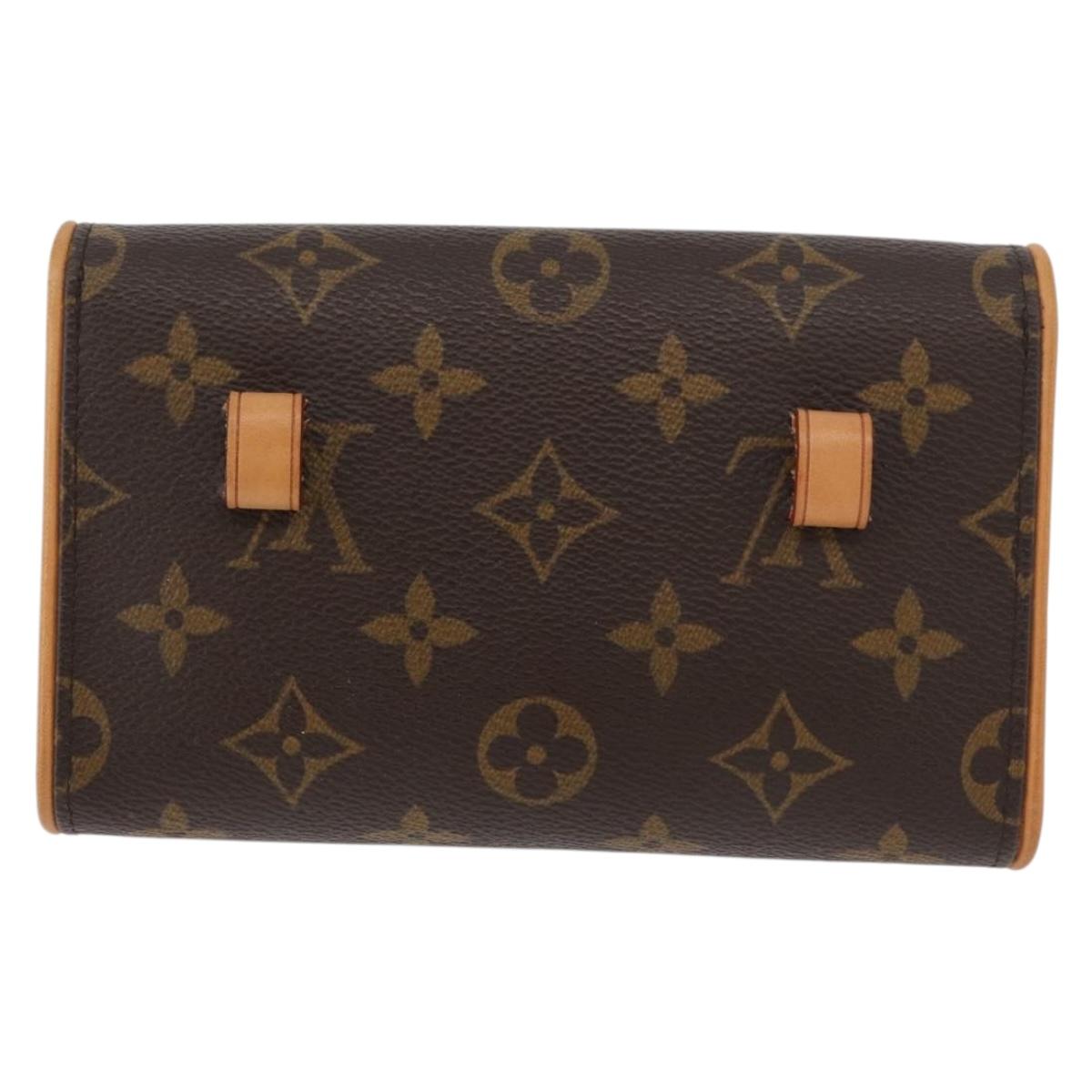 LOUIS VUITTON Monogram Pochette Florentine Waist bag M51855 LV Auth bs34780
