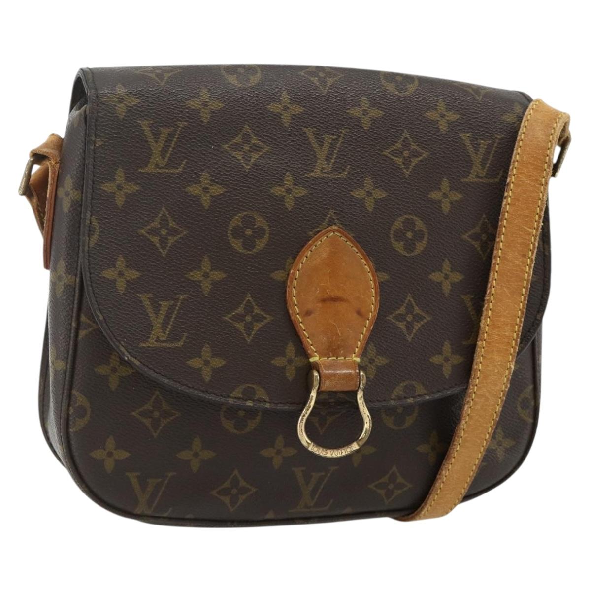 LOUIS VUITTON Monogram Saint Cloud GM Shoulder Bag M51242 LV Auth bs34782