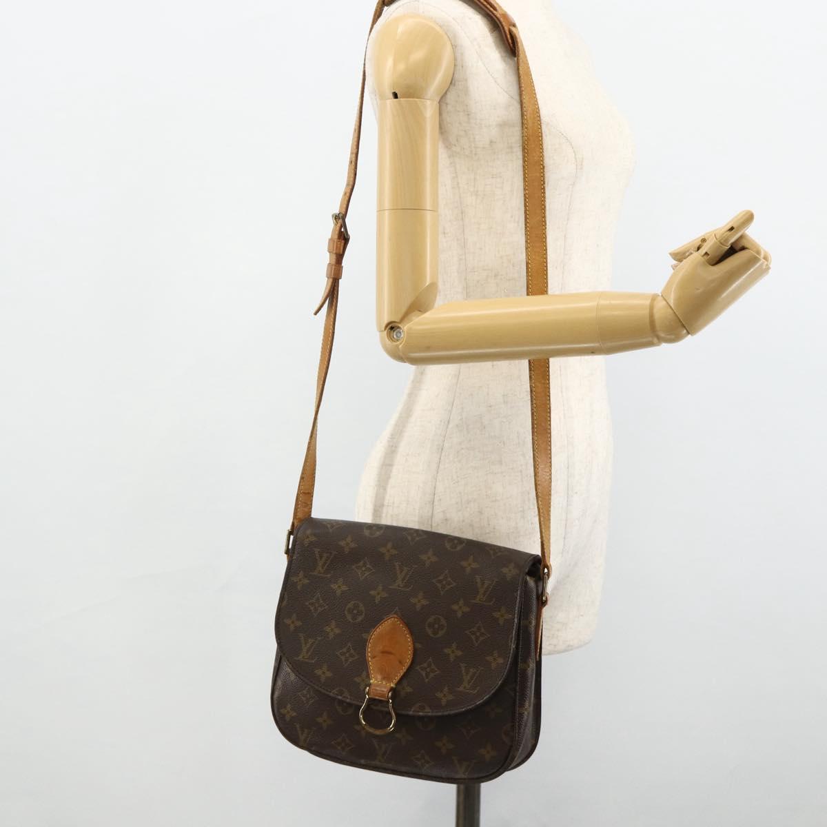 LOUIS VUITTON Monogram Saint Cloud GM Shoulder Bag M51242 LV Auth bs34782