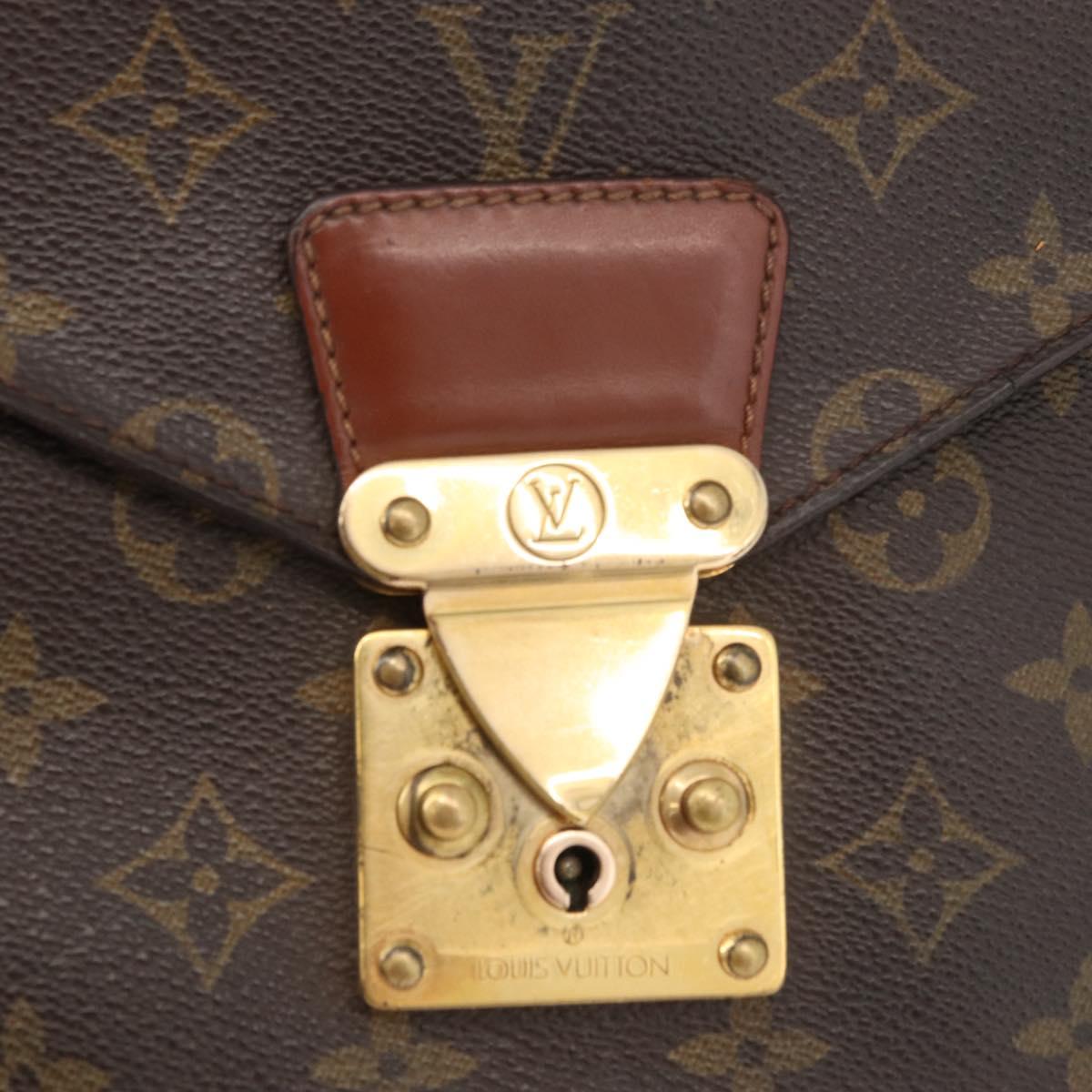 LOUIS VUITTON Monogram Monceau 28 Hand Bag M51185 LV Auth bs34783
