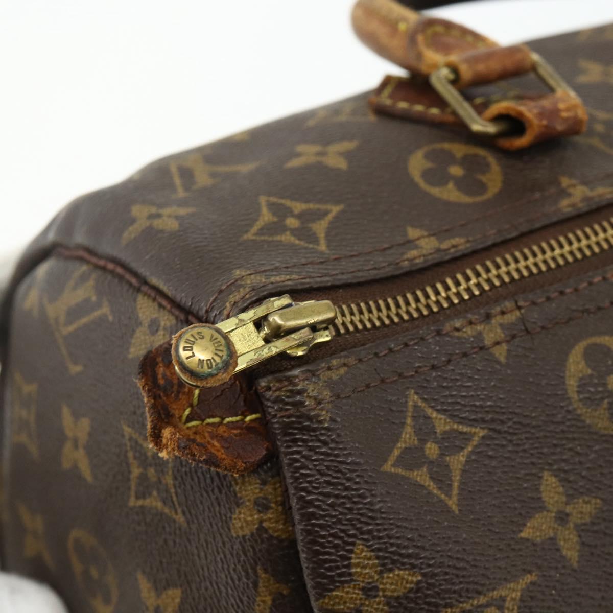 LOUIS VUITTON Monogram Speedy 30 Hand Bag M41526 LV Auth bs34784