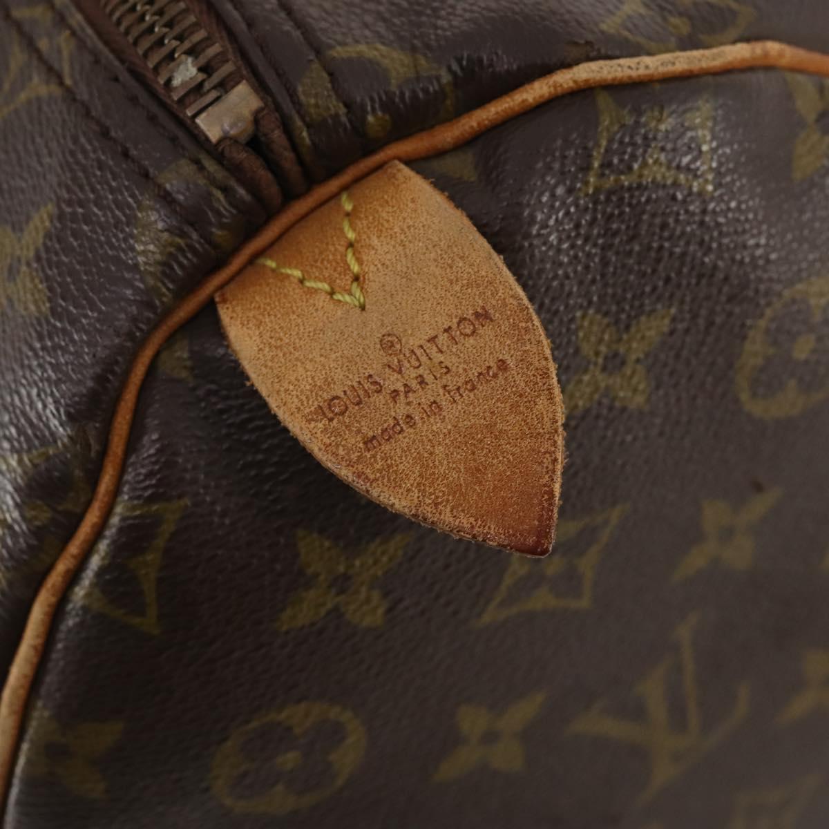 LOUIS VUITTON Monogram Keepall 55 Boston Bag M41424 LV Auth bs34787