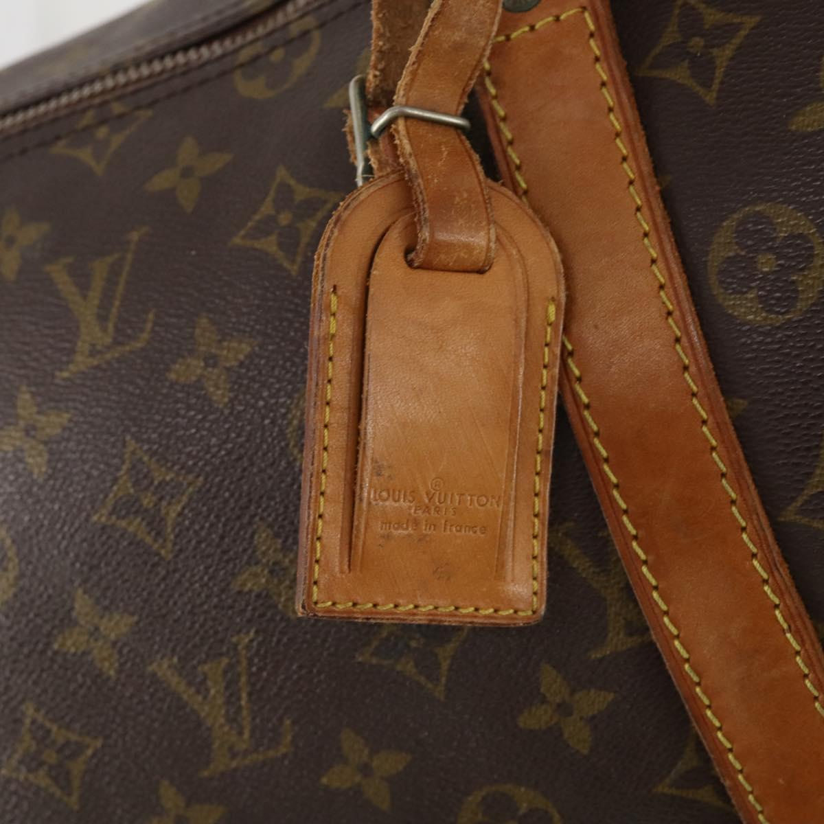 LOUIS VUITTON Monogram Keepall 55 Boston Bag M41424 LV Auth bs34787