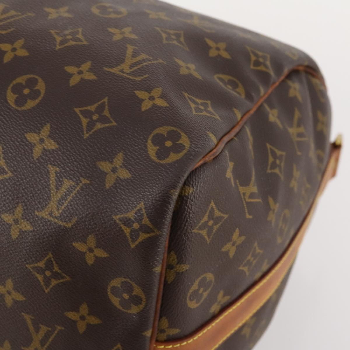 LOUIS VUITTON Monogram Keepall Bandouliere 50 Boston Bag M41416 LV Auth bs34788A