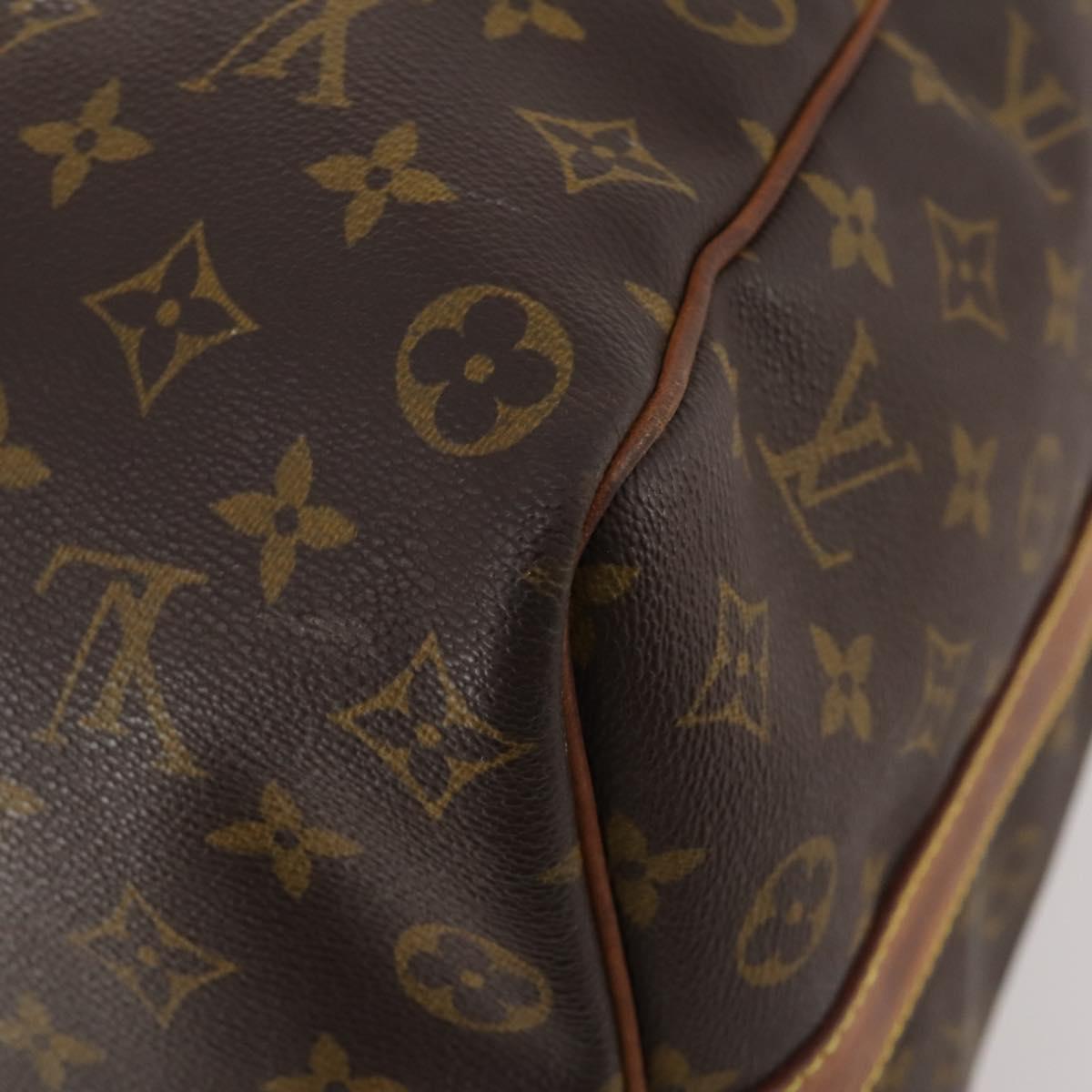 LOUIS VUITTON Monogram Keepall Bandouliere 50 Boston Bag M41416 LV Auth bs34788A