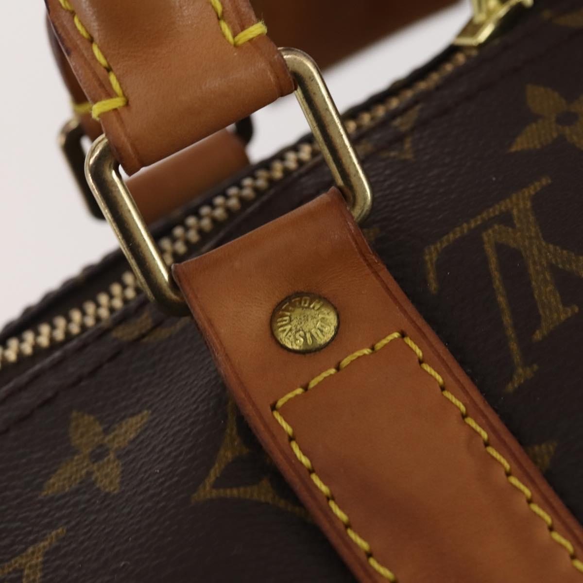LOUIS VUITTON Monogram Keepall Bandouliere 50 Boston Bag M41416 LV Auth bs34788A