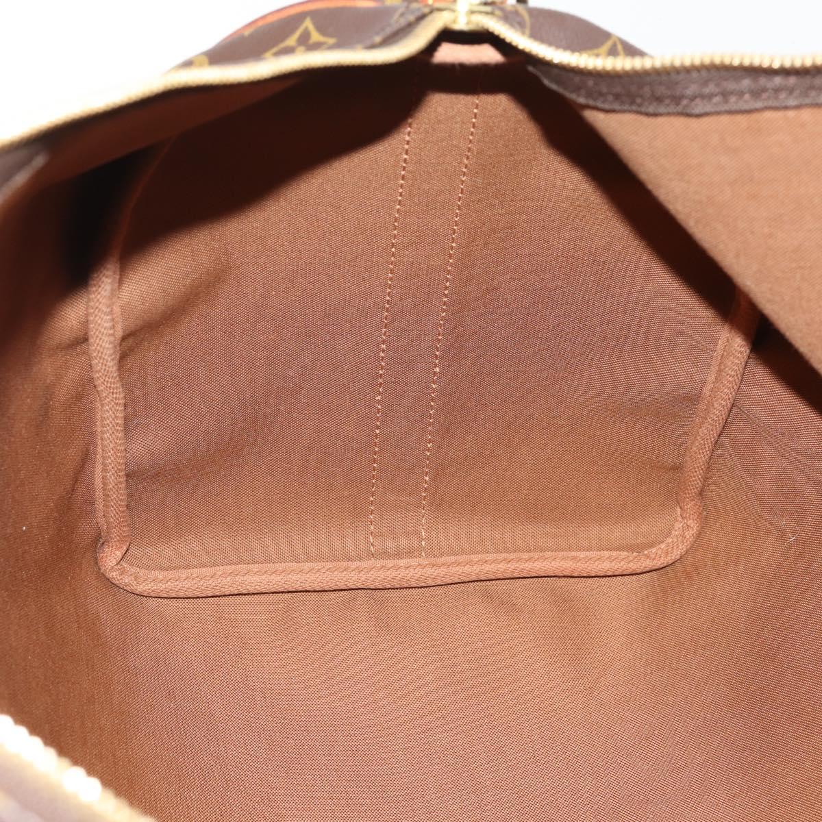 LOUIS VUITTON Monogram Keepall Bandouliere 50 Boston Bag M41416 LV Auth bs34788A