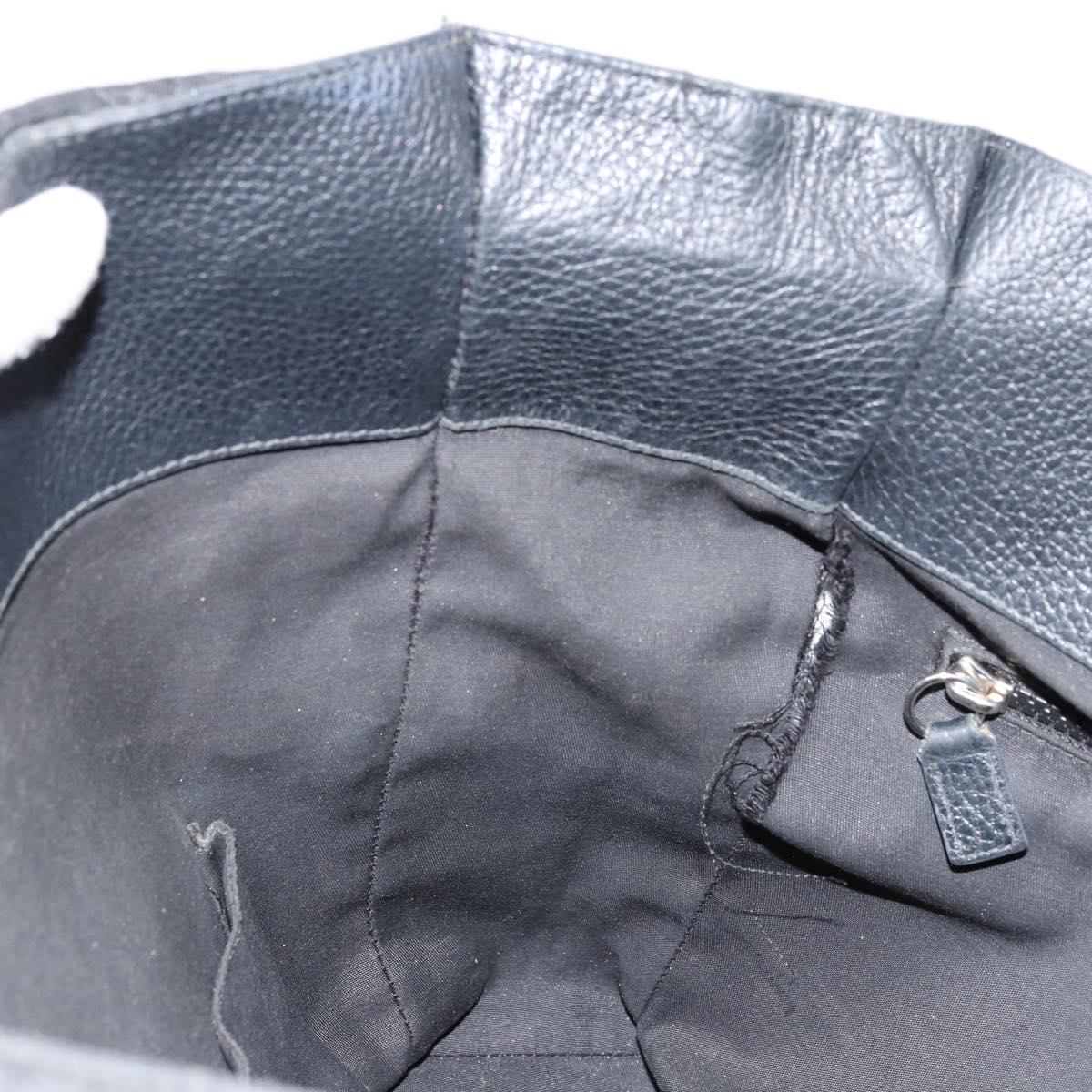 GUCCI GG Canvas Sherry Line Bag Nylon Outlet Black Silver 449178 Auth bs34813