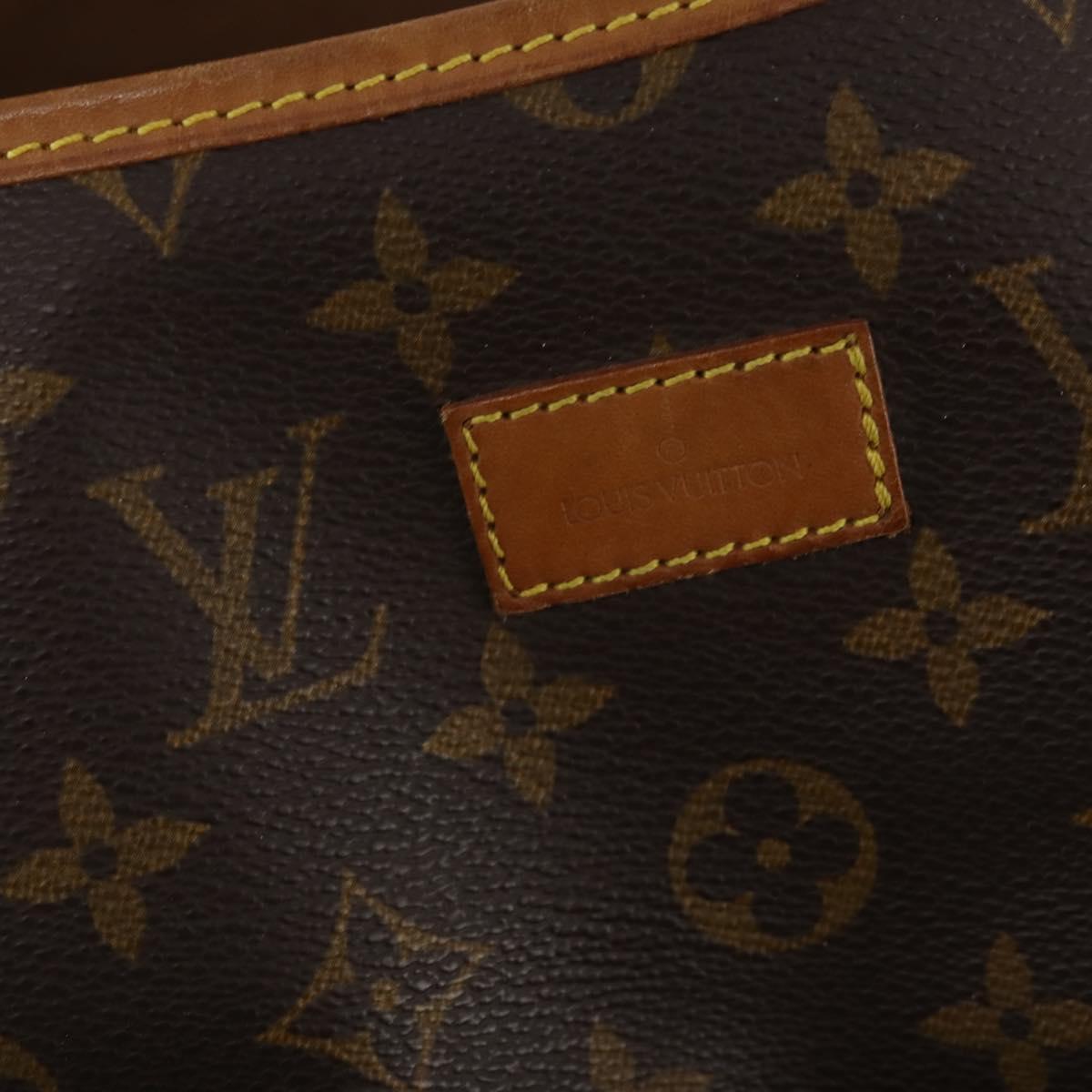 LOUIS VUITTON Monogram Saumur 35 Shoulder Bag M42254 LV Auth bs34826