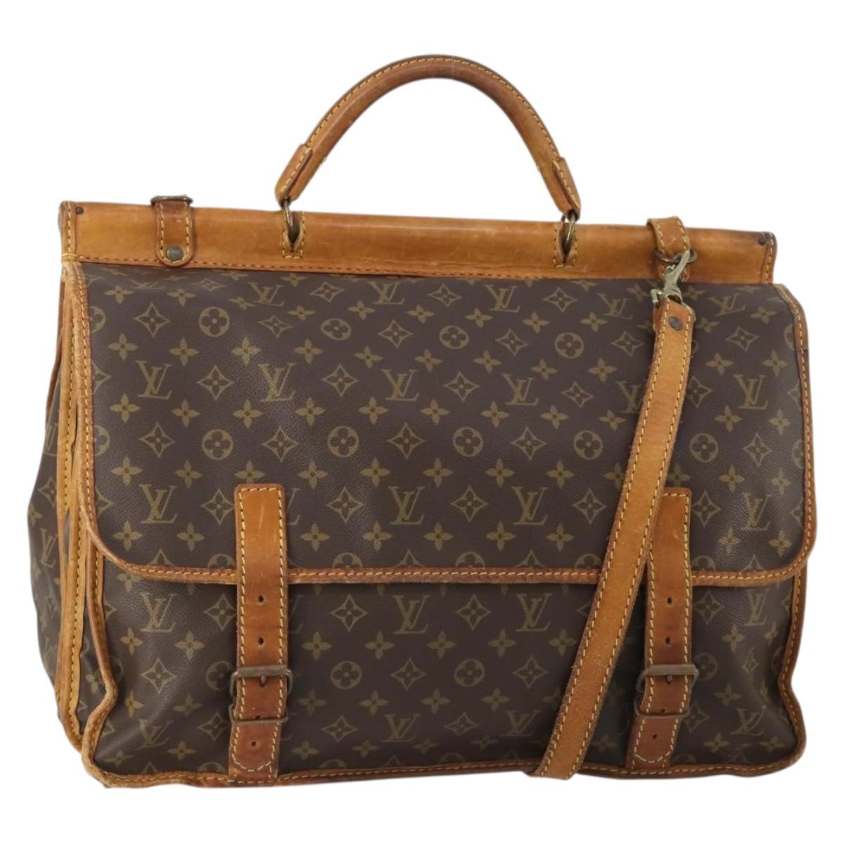 LOUIS VUITTON Monogram Sac Kleber Boston Bag M58122 LV Auth bs34828