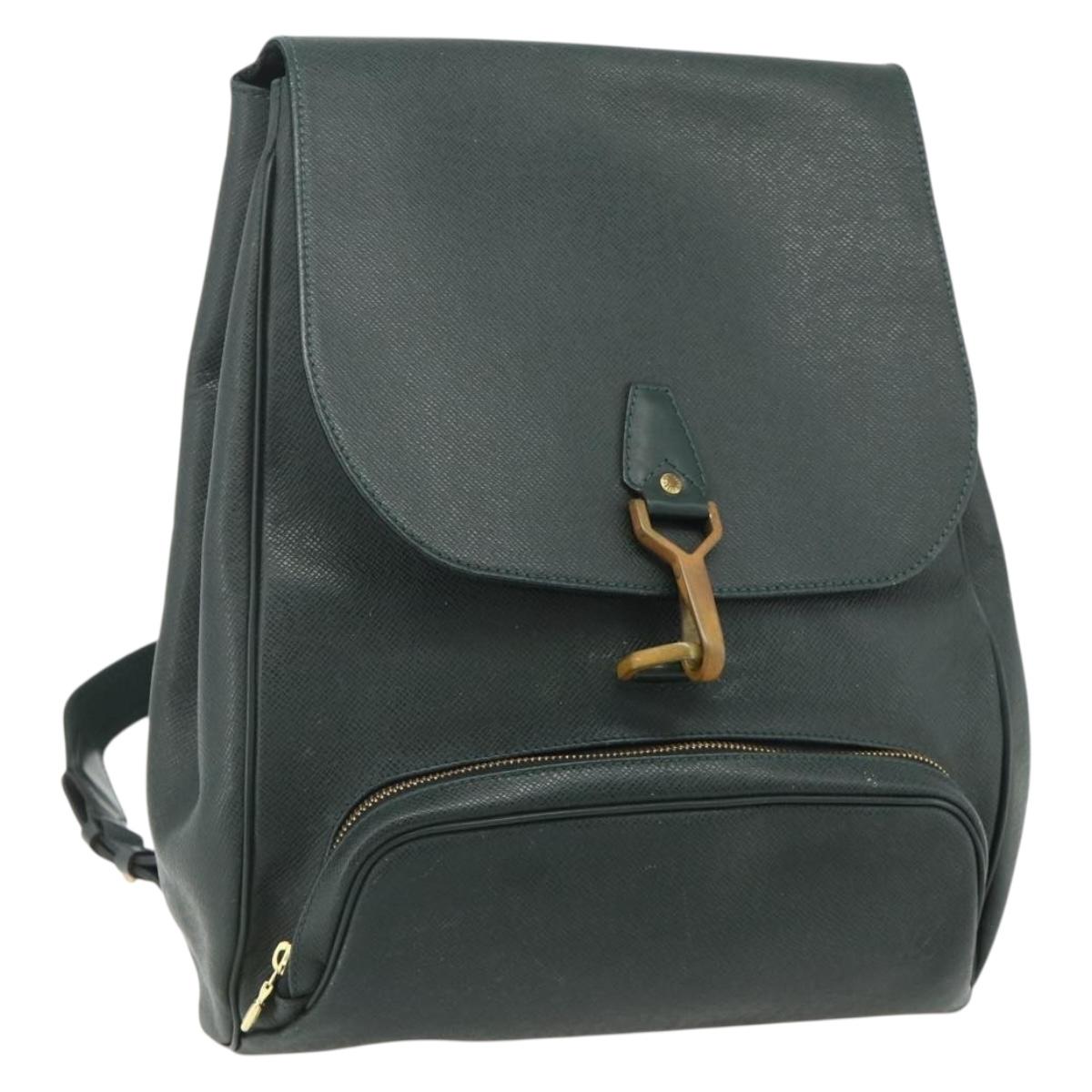 LOUIS VUITTON Taiga Cashier Backpack Epicea M30174 LV Auth bs34830