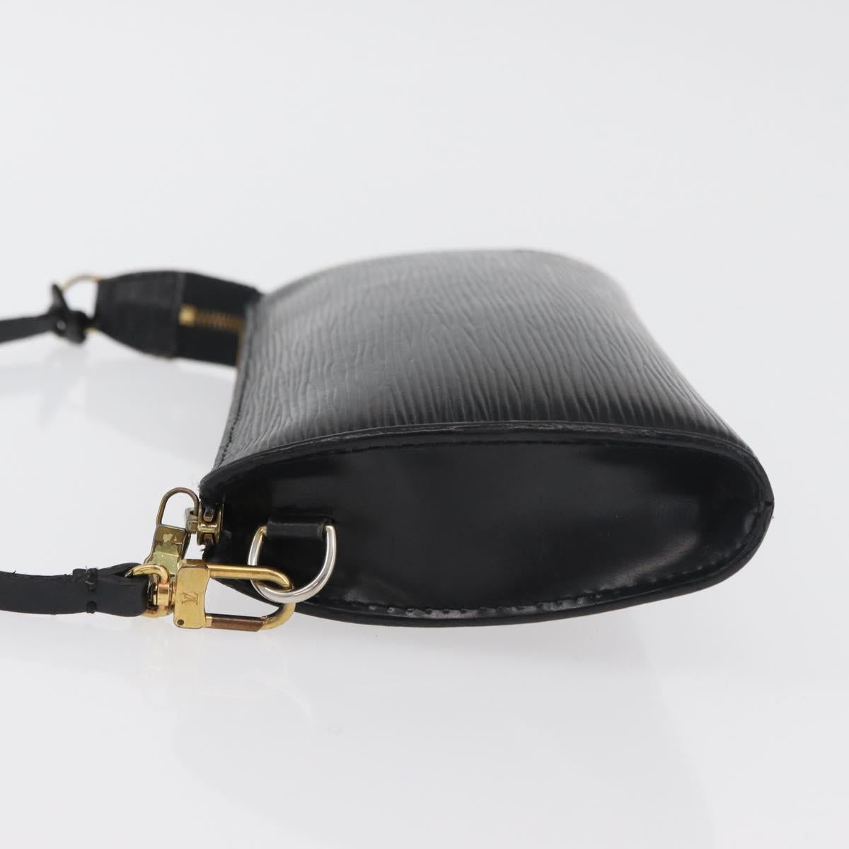 LOUIS VUITTON Epi Pochette Accessoires Pouch Black M52982 LV Auth bs34835