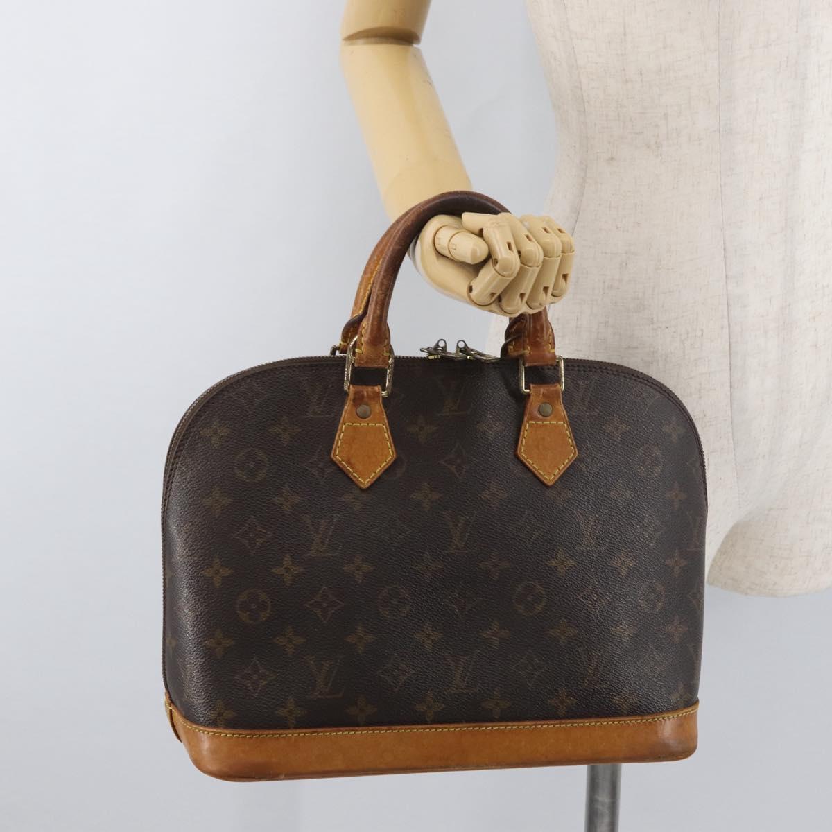 LOUIS VUITTON Monogram Alma Hand Bag M51130 LV Auth bs34849