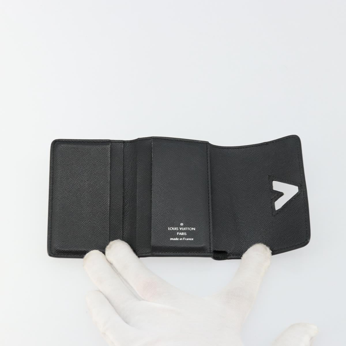 LOUIS VUITTON Epi Portefeuille twist Wallet Black M63322 LV Auth bs34867A