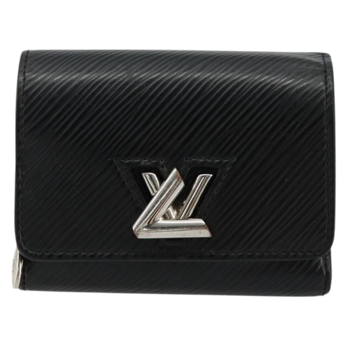 LOUIS VUITTON Epi Portefeuille twist Wallet Black M63322 LV Auth bs34867A