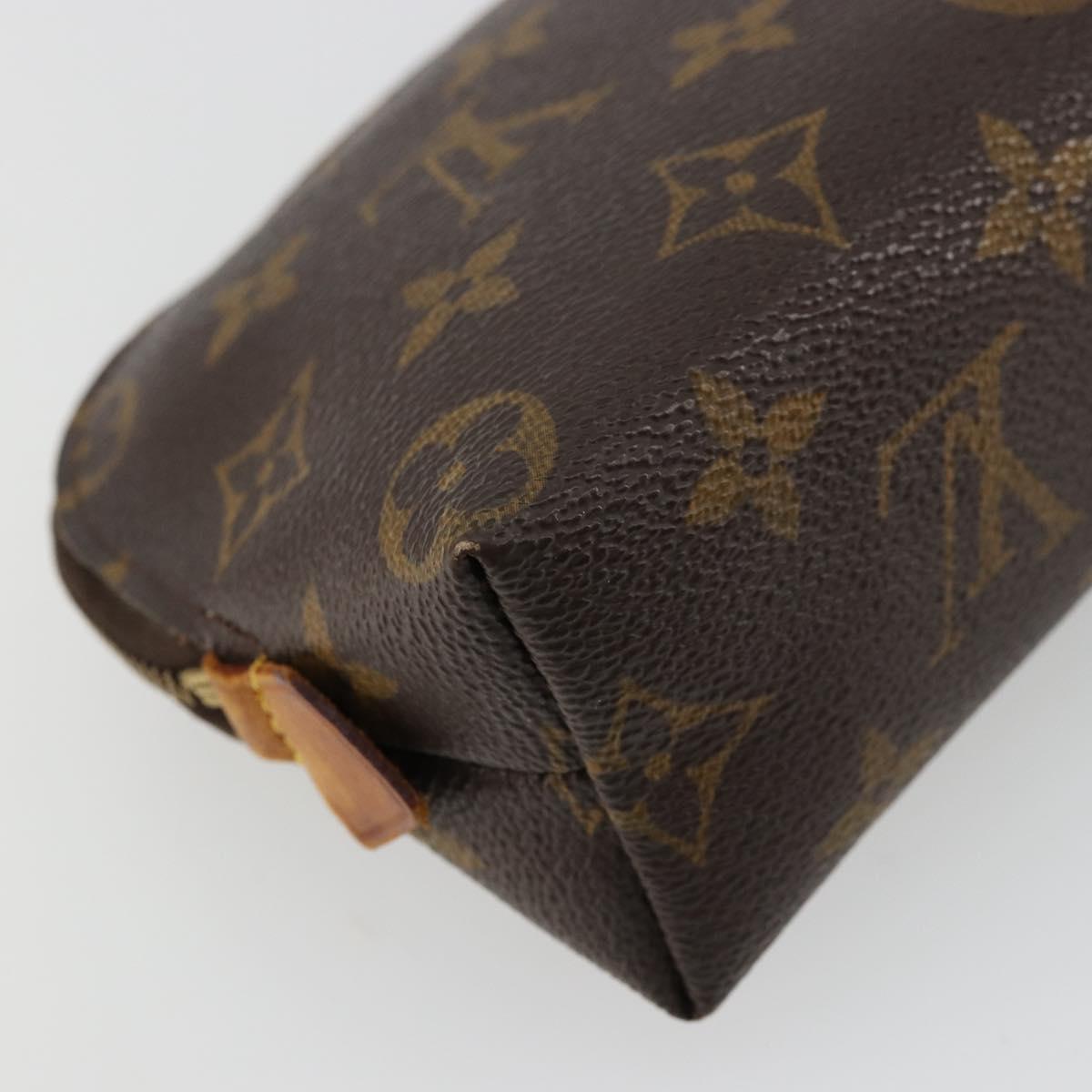 LOUIS VUITTON Monogram Pochette Cosmetic PM Pouch M43998 LV Auth bs34868