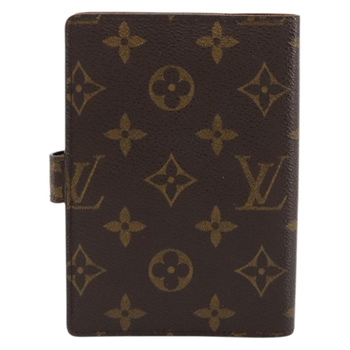 LOUIS VUITTON Monogram Agenda PM Day Planner Cover R20005 LV Auth bs34869