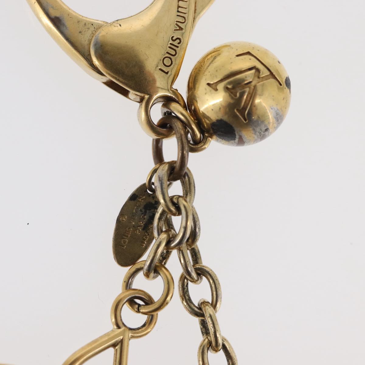 LOUIS VUITTON Blue Me Charm metal Gold M67931 LV Auth bs34872