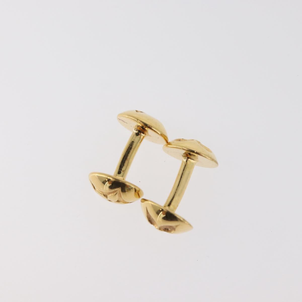 LOUIS VUITTON Buton de Manchette Cuffs metal 3 Set Gold Silver LV Auth bs34886