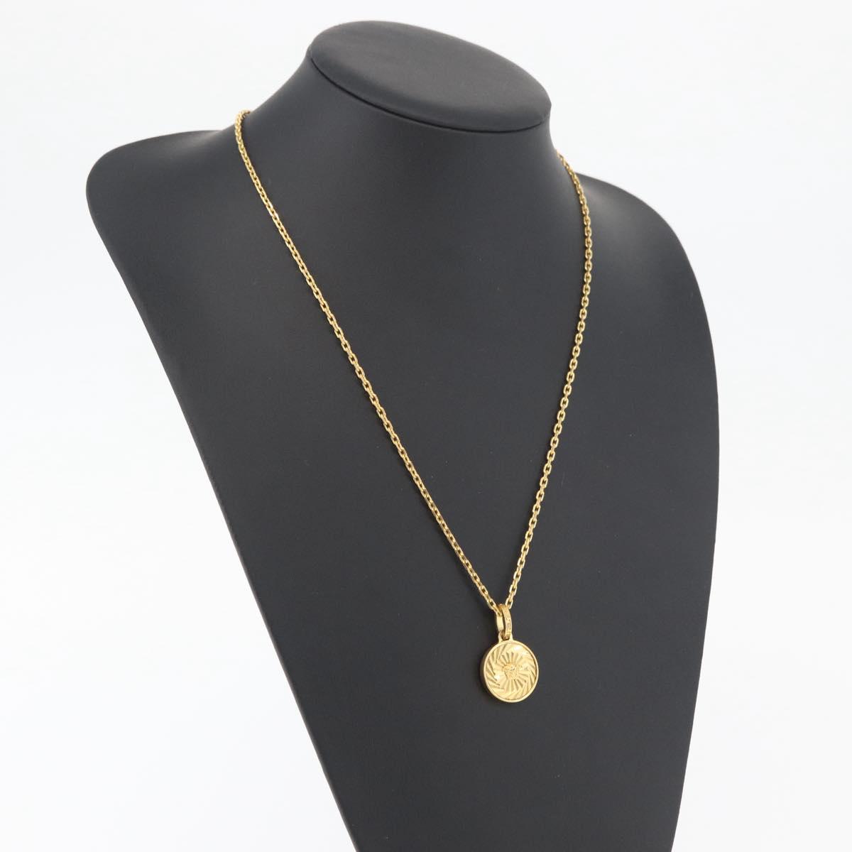 VERSACE Necklace metal Gold Tone Auth bs34900A
