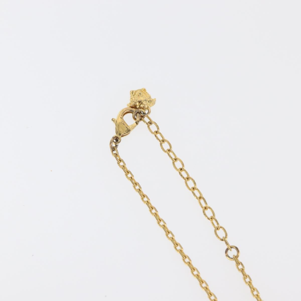 VERSACE Necklace metal Gold Tone Auth bs34900A