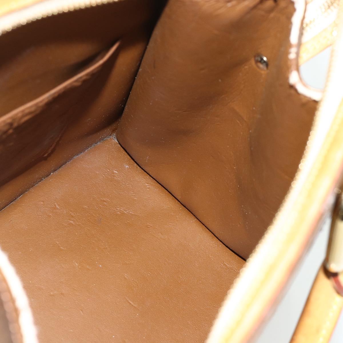 LOUIS VUITTON Monogram Vernis Forsyth Hand Bag Bronze M91113 LV Auth bs34944