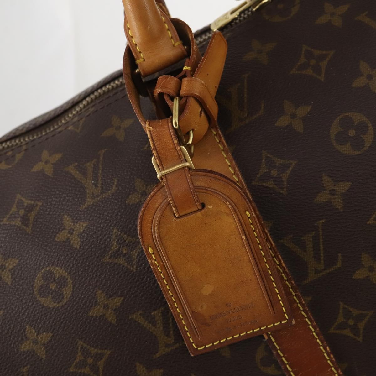 LOUIS VUITTON Monogram Keepall 50 Boston Bag M41426 LV Auth bs34957