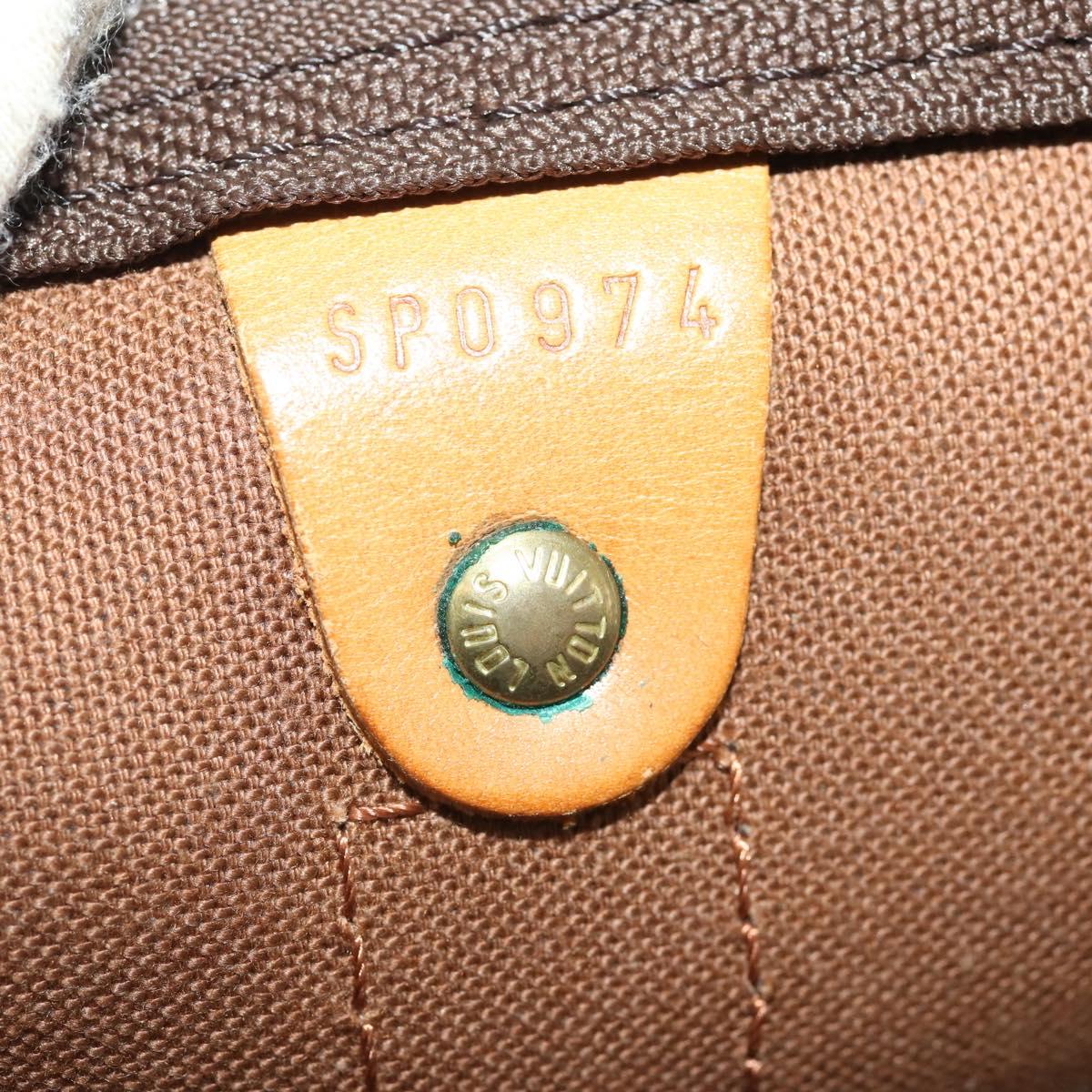 LOUIS VUITTON Monogram Keepall 50 Boston Bag M41426 LV Auth bs34957