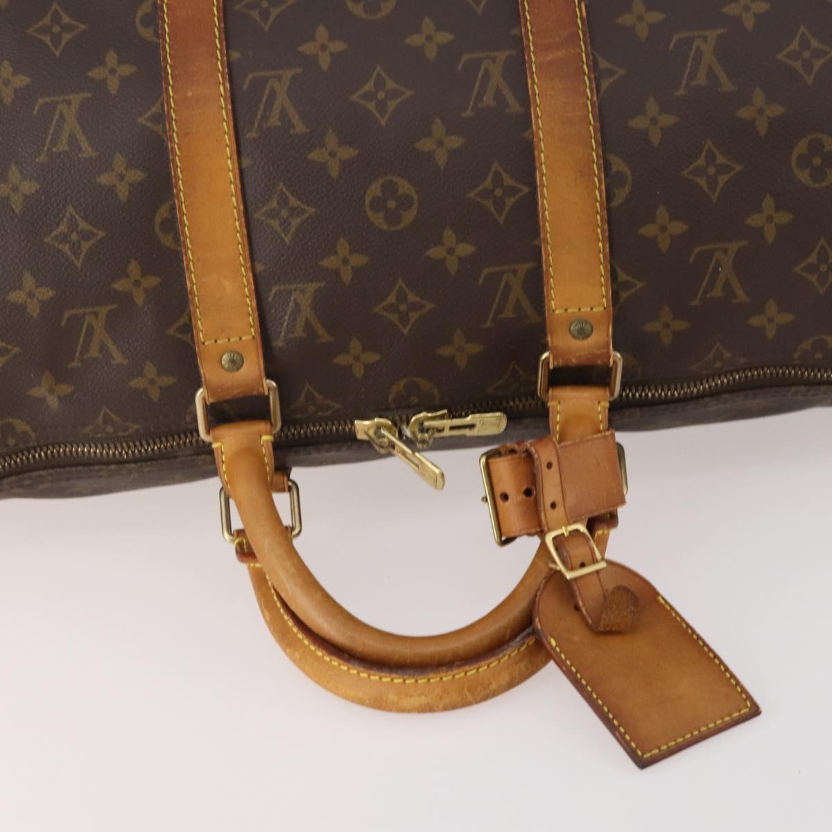 LOUIS VUITTON Monogram Keepall 50 Boston Bag M41426 LV Auth bs34957
