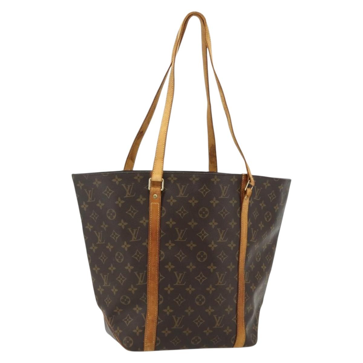 LOUIS VUITTON Monogram Sac Shopping Tote Bag M51108 LV Auth bs34958