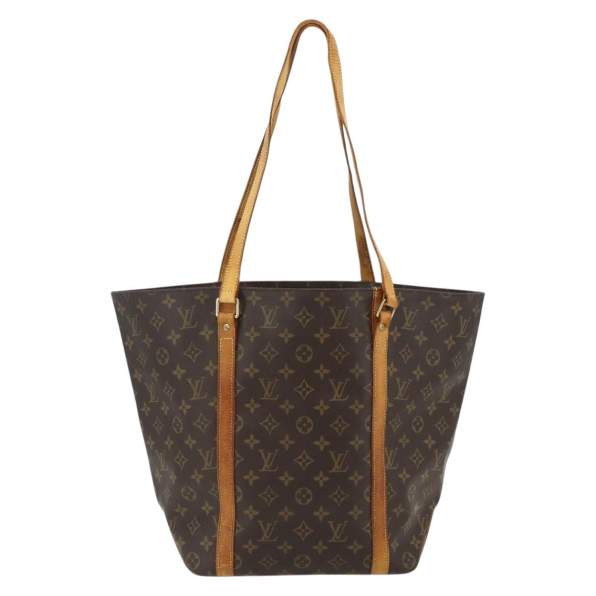 LOUIS VUITTON Monogram Sac Shopping Tote Bag M51108 LV Auth bs34958