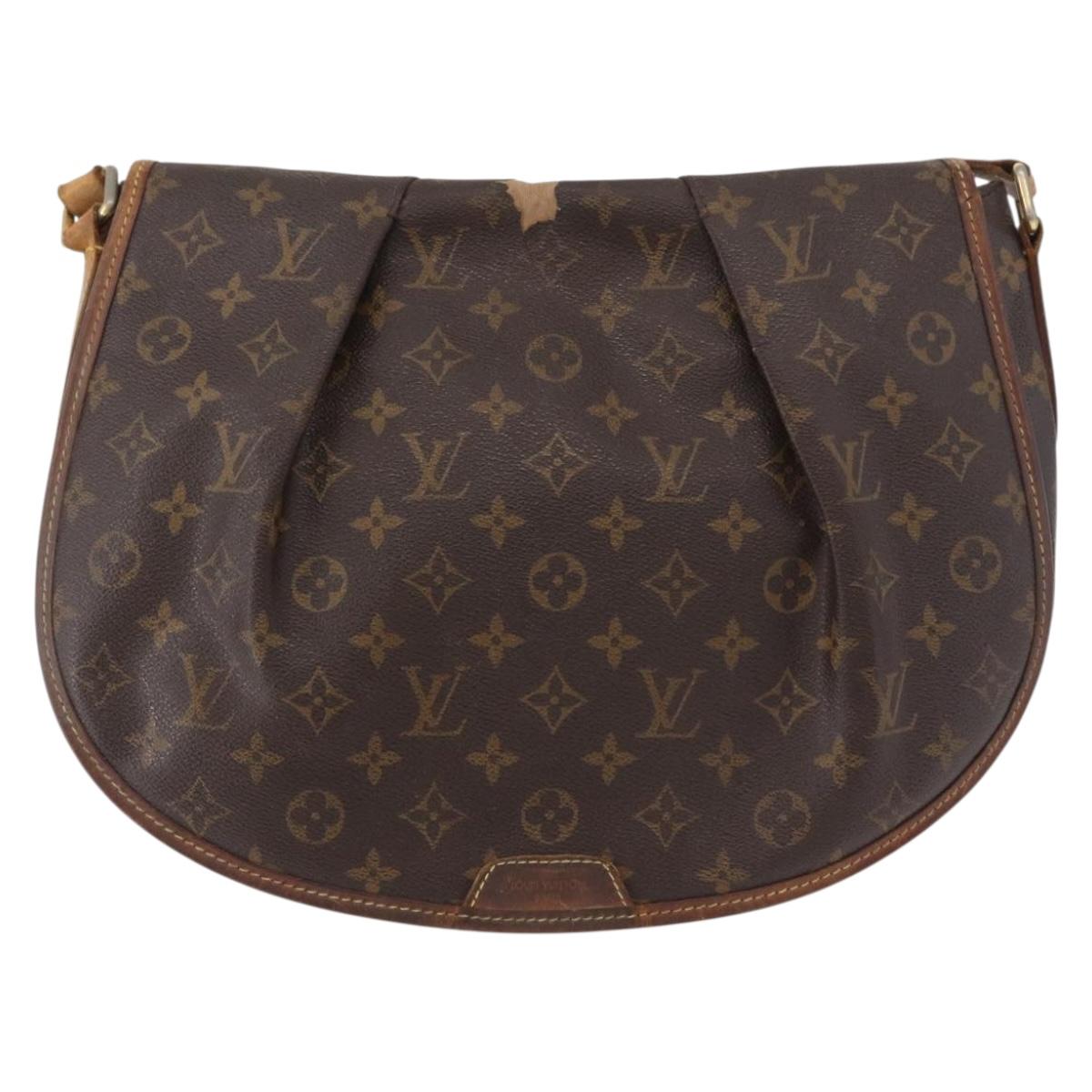 LOUIS VUITTON Monogram Menilmontant MM Shoulder Bag M40473 LV Auth bs34962